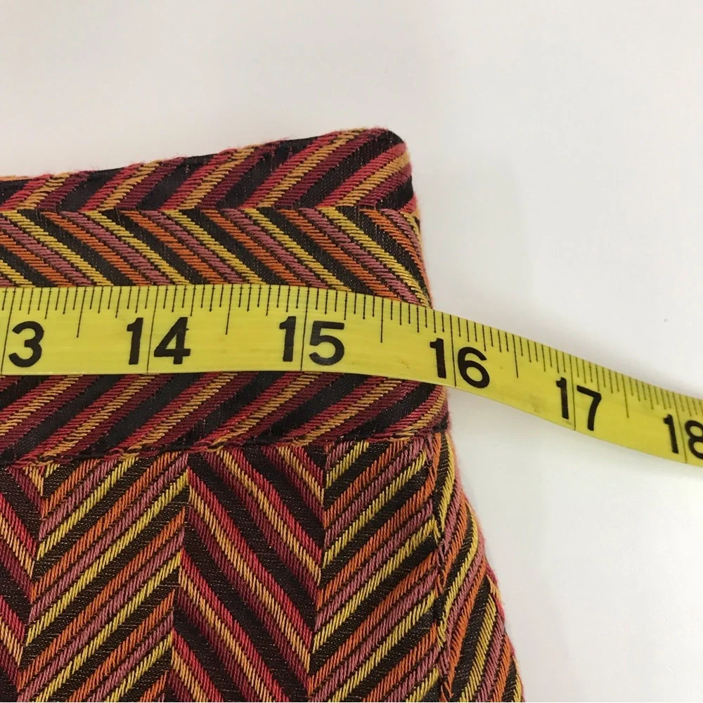 ALICE + OLIVIA 🧡 chevron retro mini skirt - Picture 13 of 16